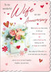 Picture of WONDERFUL WIFE ANNIVERSARY CARD